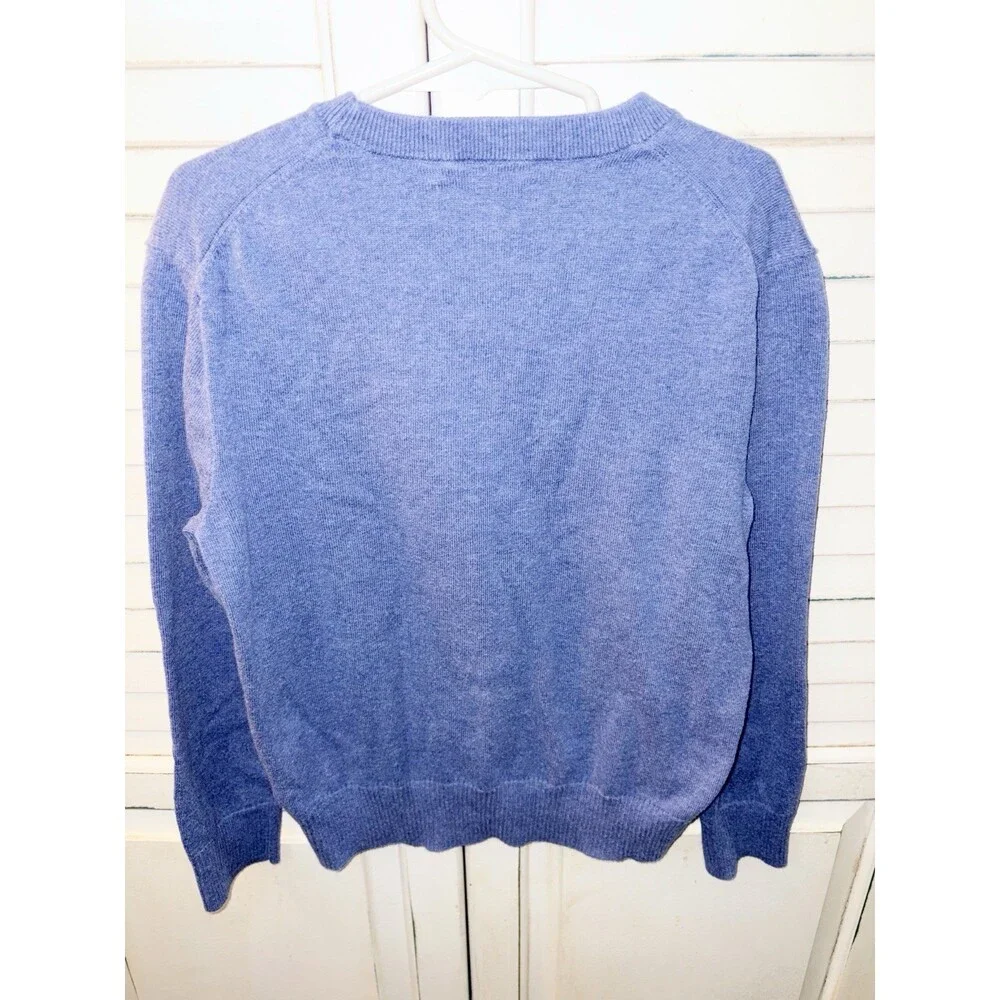 Polo Ralph Lauren Light Blue Crewneck Sweater Boys Size S/ 8 Pima Cotton